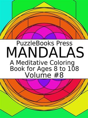 cover image of PuzzleBooks Press Mandalas--Volume 8